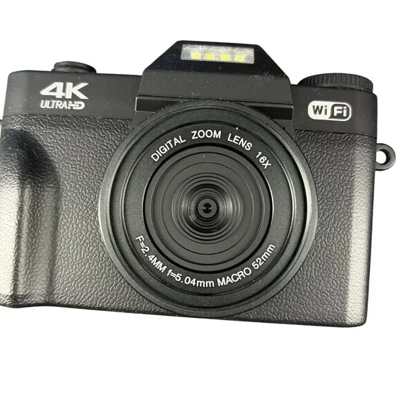 4K Ultra HD Digital Camera With WiFi 16X Zoom Lens UHD-WX01-WX02 For Photography - Picture 6 of 10